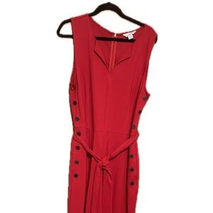 Liz Claiborne Red jumpsuit